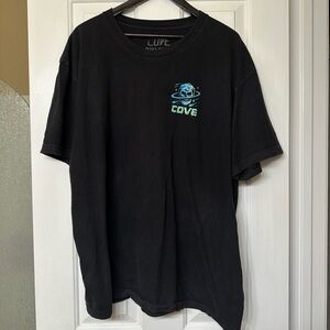 Cove Men’s Short Sleeve Shirt 100% Cotton 2XL Big Print Graphics Vintage